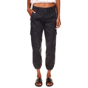 Sanctuary Rebel Standard Rise Cargo Pants Dark Grey 32 Stretch Cotton Jogger